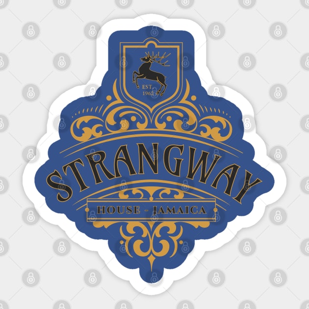 Strangways' House Sticker by fatbastardshirts